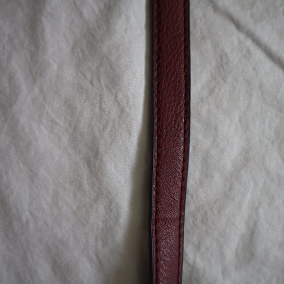 Mix No. 6 Crossbody Bag Chevron Chain Burgundy - Picture 9 of 10